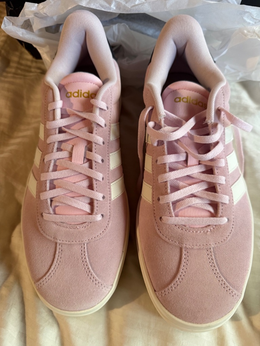 Adidas Women VL COURT BOLD SHOES, Pink/White/Black